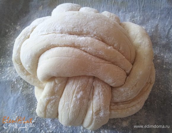 Вот так выглядит плетенка, после расстойки.