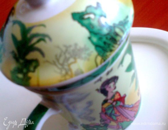 Даём настояться под крышкой минут 5-7.