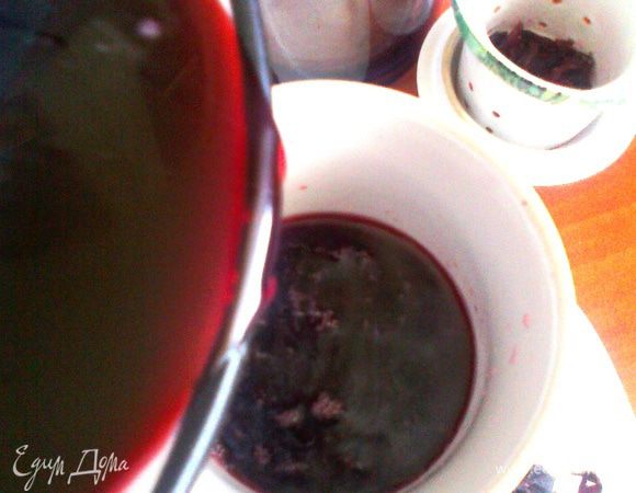 Добавляем стакан морса.