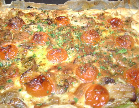 Поставить в духовку при 180° на минут 35.Приятного аппетита...!