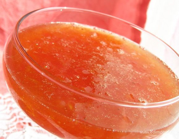 Или немного остудить, разлить по креманкам и сразу подавать с блинами, оладьями, мороженым и прочими вкусностями. Попробуйте! :)