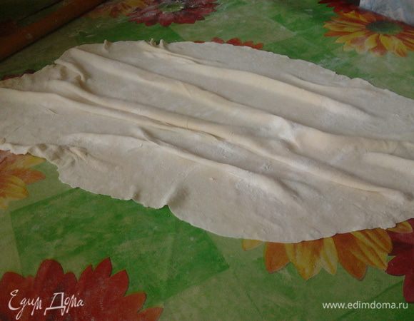 сжимаем его гармошкой