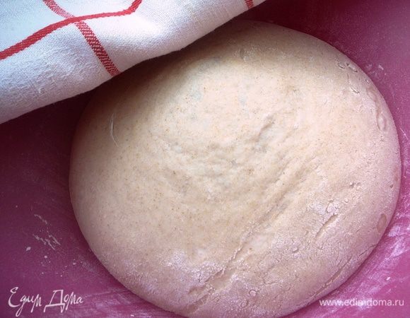 Через час тесто увеличится вдвое...