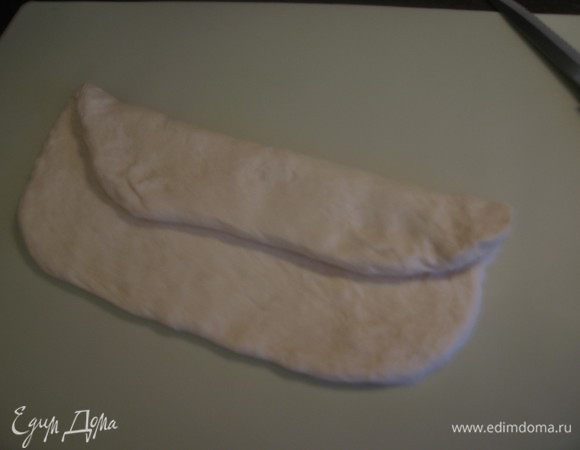 Загнуть один край 