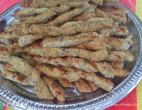 Вот такие получились палочки.
Приятного аппетита!