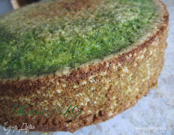 Бисквит охладить.