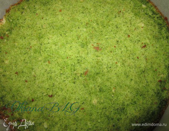 Накрыть коржом.