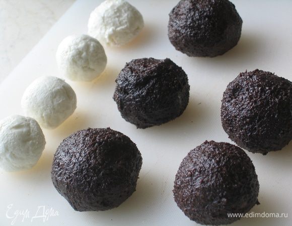 скатать ровные колобки 