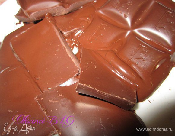 Трюфельный крем. Шоколад растопить.