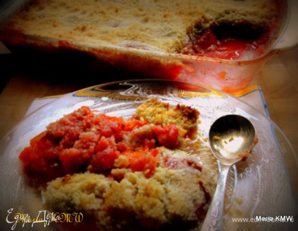 Подавать теплым или охлажденным со взбитыми сливками, ванильным соусом!
Приятного чаепития!