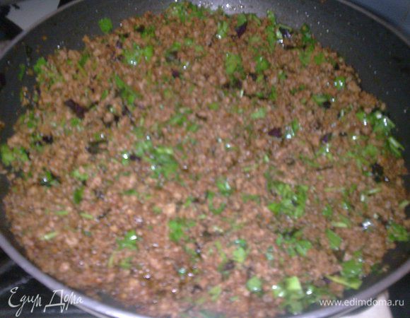 Получается вот такая начинка для нашего долма.