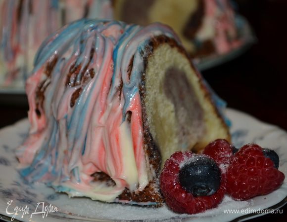 После ставим в холодильник на час.Готовый кекс
подаем  к чаю. Приятного аппетита!!!