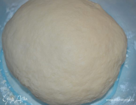 Скатать тесто в шар и убрать обратно в миску. Накрыть полотенцем и оставить на 1,5–2 часа.
