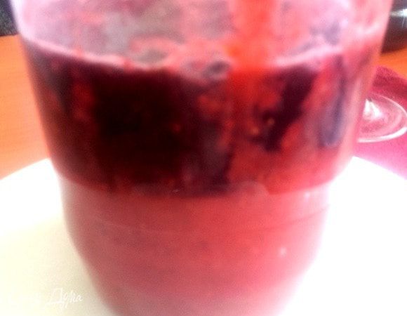 Вот такие слои получились!Перемешиваем,уже без блендера.