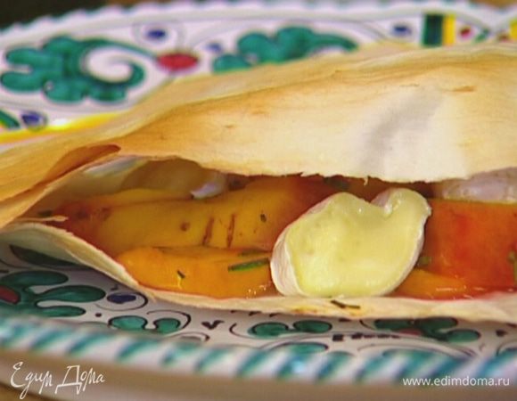 Отправить в разогретую духовку на 5–7 минут.