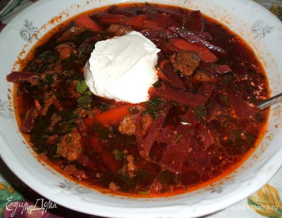 Подавайте со сметаной! Приятного аппетита!