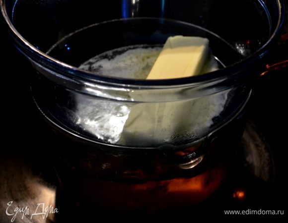 Слив.масло растопить на паровой бане.