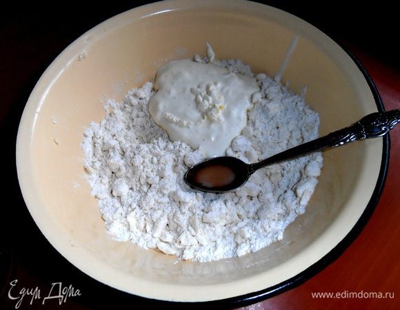 ...и соду (я гасила яблочным уксусом)