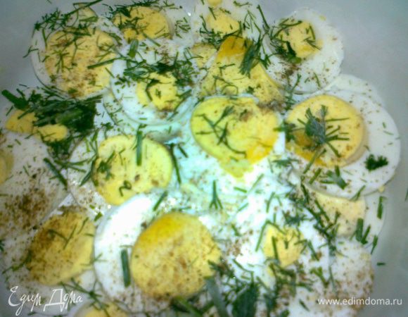 посыпать укропчиком