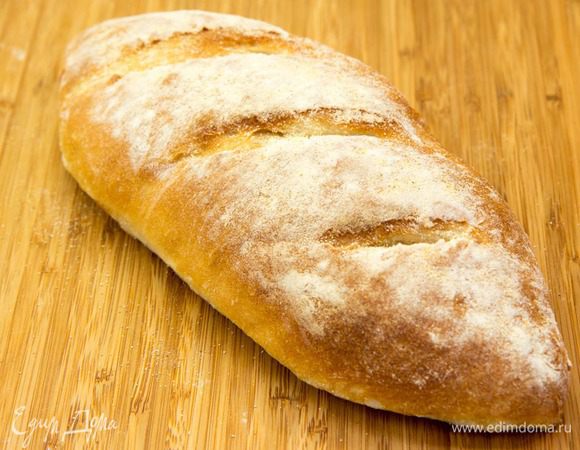 Мой муж любит, чтоб корочка была более ощутимая. Поэтому я экспериментировала с температурой и временем выпекания. Мой вариант  - выпекать при температуре 220 градусов в течение 20 минут. При таком варианте корочка получается немного толще и более хрустящая…. а мякиш как облачко