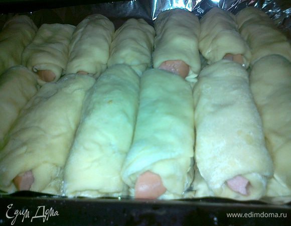 сложить все на противень и дать постоять 45мин