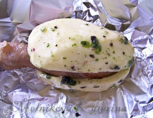 Сверху накрыть второй "лодочкой". 