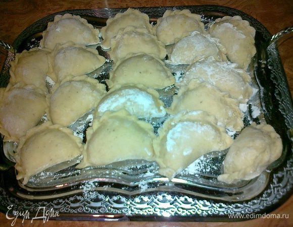 и вот получились вареники с орехами и корицей