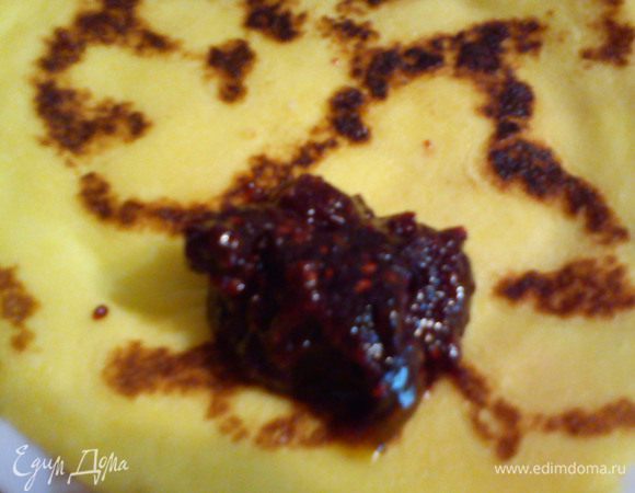 и также с малиновым повидлом