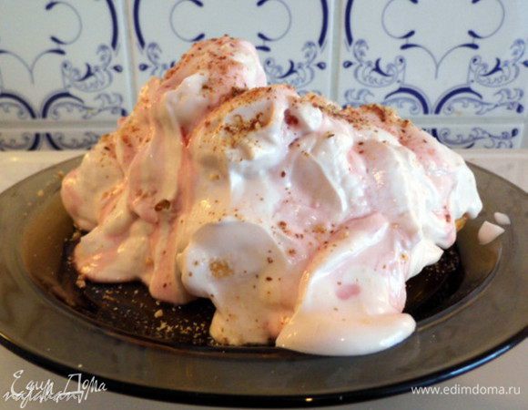 Обещала приготовить Панчо с печеньем Савоярди ...