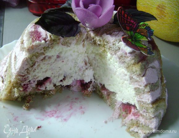 ...и voila! наш тортик в разрезе! 
