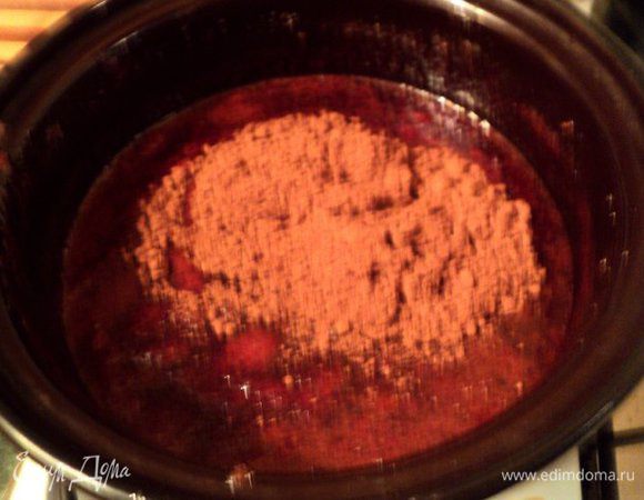 Добавить какао и кипятить еще 10 мин.