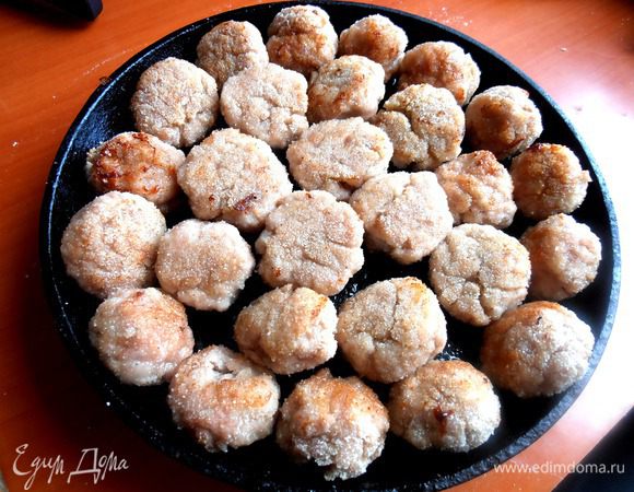 Обжариваем до полуготовности.