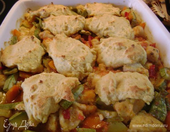 Запекать в духовке 15 мин, пока лепешка не станет золотистой.