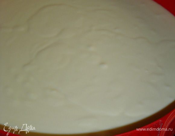 Полученную массу выливаем в форму,