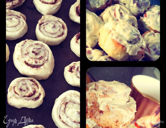 За счёт крема выпечка долго остаётся мягкой)И приятного Вам аппетита!)