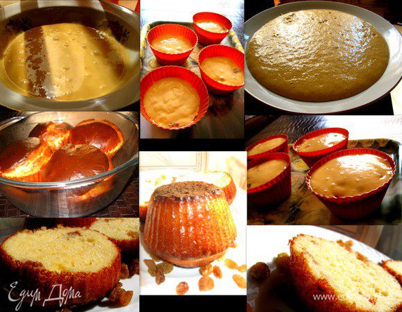 Просеять муку и соль в теплую чашу. Смешать дрожжи с сахаром и молоком (я сначала выливаю 50 мл молока, а потом по необходимости остаток добавляю в тесто. Зависит от яиц, если яйца крупные, то молока использую чуть меньше). Хорошо перемешать и вылить в муку вместе с яйцами. Тесто хорошо вымесить (руками) в течение 5 минут (я вымешиваю венчиком), накрыть пленкой и поставить подходить в теплое место на 45-60 мин. Размягченное сливочное масло смешать с тестом. Добавить коринку.
Хорошо промазать маслом формочки для баб и наполнить их тестом на 3/4.
Дать подойти в теплом месте 5-10 минут. Печь в горячей духовке (200-220С) до золотисто-коричневого цвета 15-18 минут. Осторожно вынуть из формочек, наколоть бабы вилкой (лучше зубочисткой) и пропитать ромовым сиропом.
Перед тем как вынуть бабы из формочек я даю им постоять пару минут, потом провожу пластиковым ножом (чтобы не поцарапать формы) вдоль бортов, на случай, если тесто прилипло к форме и опрокидываю на блюдо.

На медленном огне дать сахару полностью раствориться, после чего увеличить огонь, довести до кипения и уварить сироп, пока жидкость не уменьшится вдвое. Снять с огня, добавить ром. Все, можно пропитывать этим сиропом бабки.
Само тесто не сладкое, вся сладость появляется именно после пропитки. Подавать можно теплыми или холодными. Мне больше всего нравится теплый вариант, но так гораздо слаще, не забывайте об этом.
Внутри они вот такие пористые и очень хорошо пропитываются сиропом.

Никому не стыдно будет подать свежие ромовые бабы украшенные взбитыми сливками и ягодами.Приятного аппетита!
 