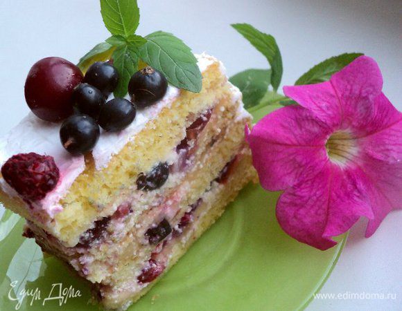 При подаче порезать на кусочки. Приятного аппетита!                               