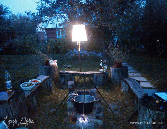 Вот так я готовлю на костре :-)