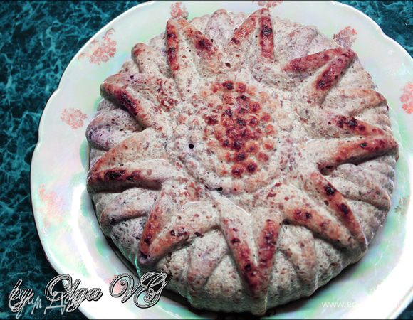  Готовому гречневику дать остыть и только после перевернуть аккуратно на блюдо. И усе, можно нарезать!!! Кушайте на здоровье!!!***)