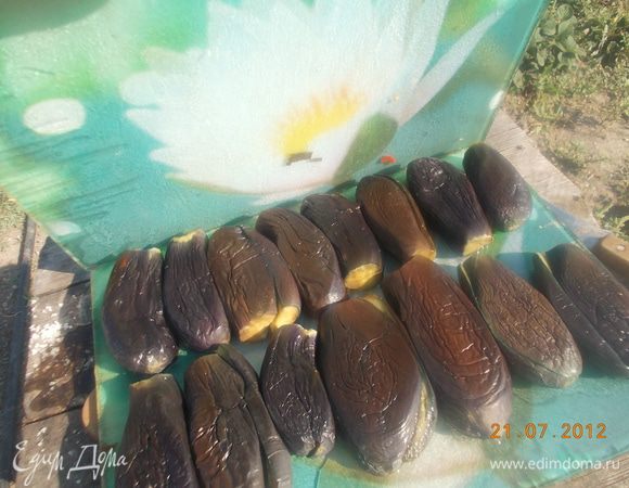 Сварить их в солёной воде,до мягкости и положить под пресс на 2-3 часа.