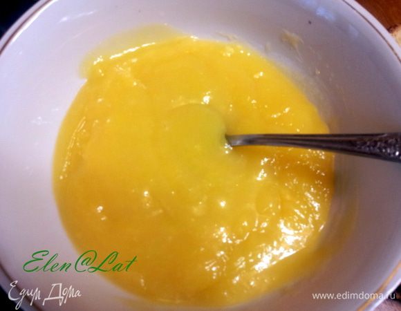 После охлаждения получился вот такой крем.