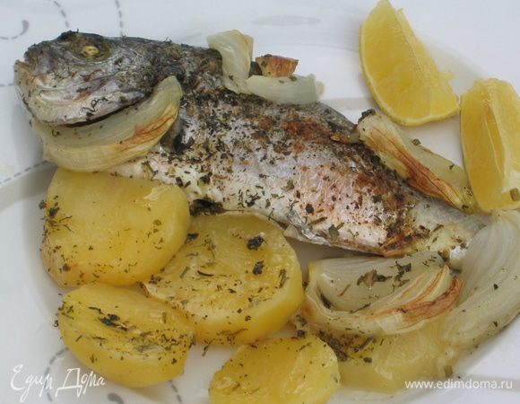 Блюдо готово. Подавать с лимоном. Приятного аппетита