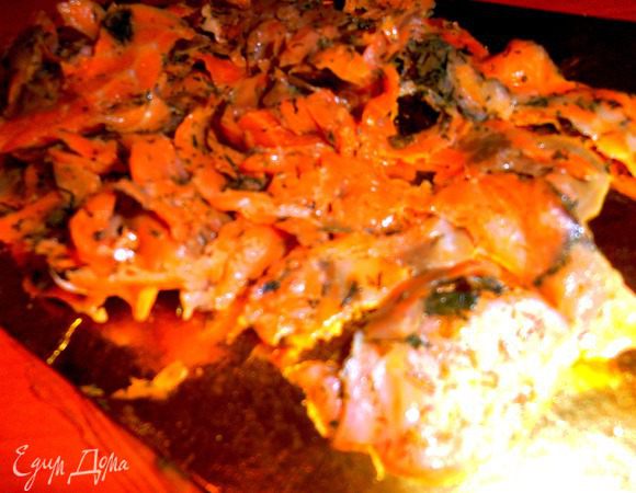 Потрошим на кусочки (или нарезаем сами тонкие полоски!) и выбираем наиболее понравившиеся...