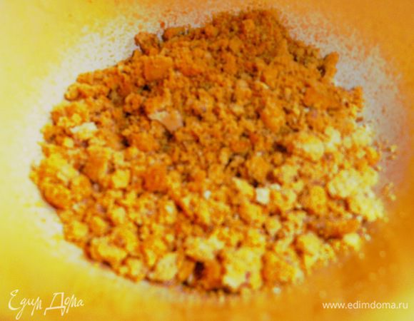 13-й корж ломаем в крошку...