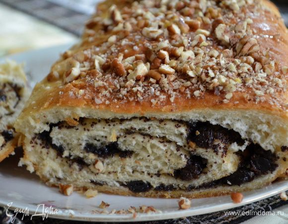 Я вторую буханку делала по заказу с маком.