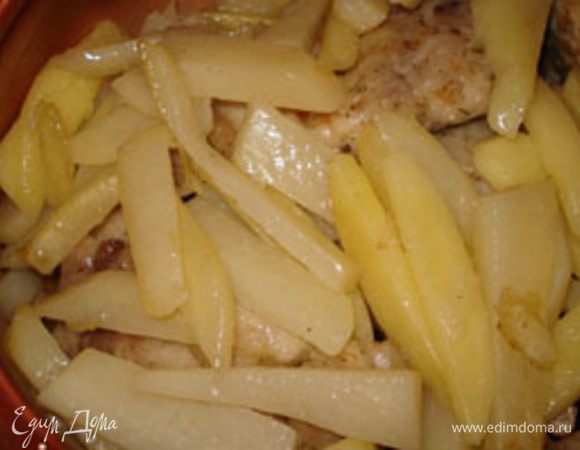 Потом оставшийся картофель