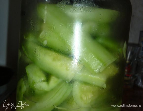 огурцы дадут сок. 