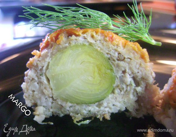 Запекать 40-45 мин в предварительно нагретой до 190 гр. духовке.