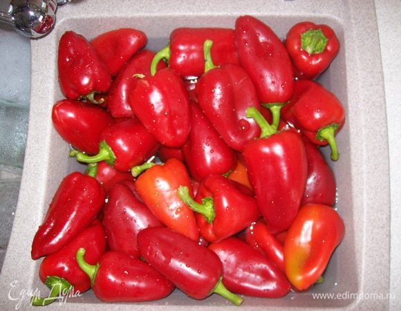 перцы хорошо вымыть

