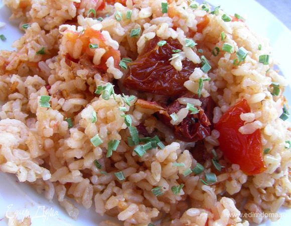 Подаем ризотто, щедро посыпав его пармезаном. Приятного аппетита)
